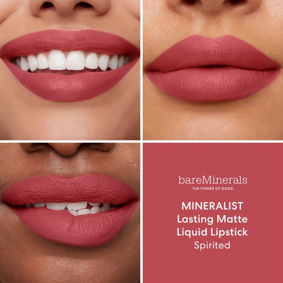 New! BareMinerals- MINERALIST LASTING MATTE LIQUID LIPSTICK - Spirited - Picture 2 of 3